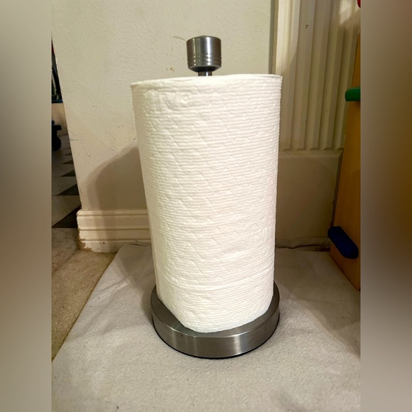 Stainless Kitchen Counter Paper Towel Holder Appliance Tool College School nice - Picture 3 of 3